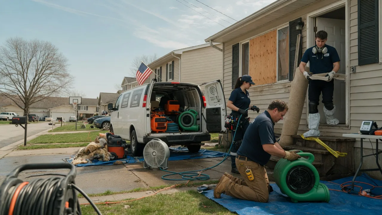 Water Damage Restoration in Spring Arbor, MI near me